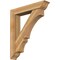 Ekena Millwork Balboa Traditional Rough Sawn Bracket w/ Offset Brace, Western Red Cedar, 8"W x 42"D x 48"H BKT0806X42X48BOA01RWR - alternate 1